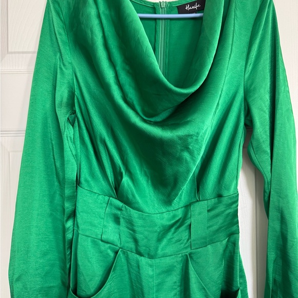 Hanifa Vibrant Green Long Sleeve Dress - Picture 6 of 10